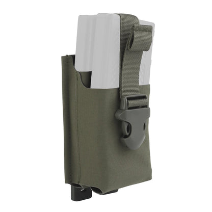 OPHIDIANTAC 5.56 Webbing Single Magazine Pouch with MOLLE Clips Widely Applicable Mag Holder for Hunting Accessories