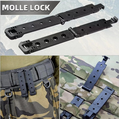 Outdoor buckle Molle waist clip Camping knife set Knife sheath Buckle Hunting bag with K-sheath webbing link clip