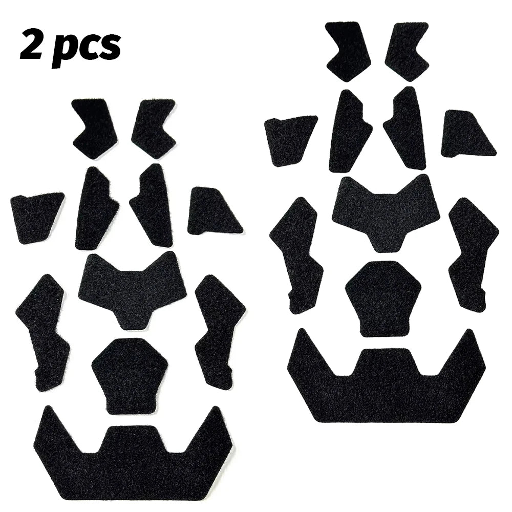 Tactical Helmets Patches 11Pcs Universal Exterior Tape Helmet Hook And Loop Fastener Set for Fast High Cut Helmet Magic Sticker
