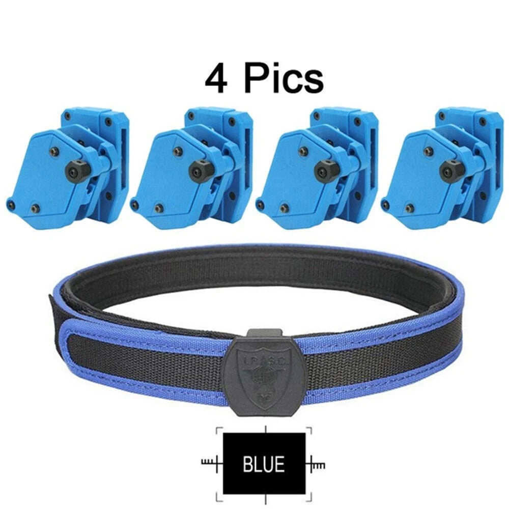 IPSC USPSA Shooting 1.5" Belt + 4 Pcs Multi-Angle High Speed Pistol Magazine Mag Pouch Handgun Holder Holster