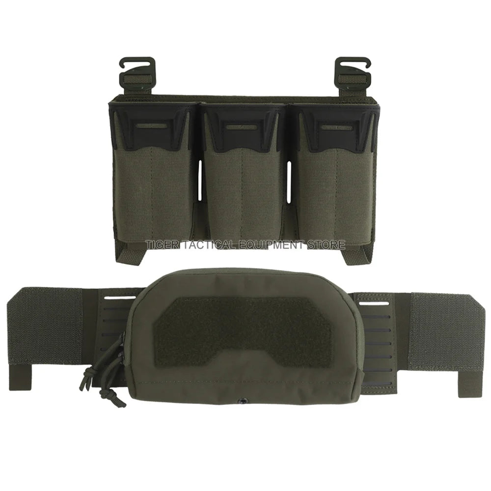 Tactical Multi-caliber Mag Pouch Placard 2nd Layer Admin Pouch Set MOLLE Quick Pull Airsoft Hunting Plate Carrier Front Panel