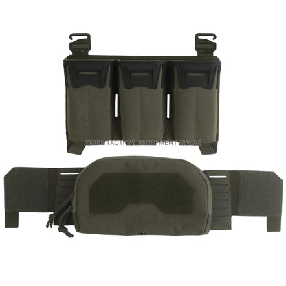 Tactical Multi-caliber Mag Pouch Placard 2nd Layer Admin Pouch Set MOLLE Quick Pull Airsoft Hunting Plate Carrier Front Panel