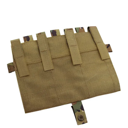 Tactical Triple Magazine Pouch 5.56 M4 Airsot Flip Cover Mag Pouch for AVS SPC JPC 2.0 Vest Wargame Mag Pouch