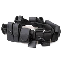 Tactical Battle Belt Airsoft Duty Belt Set Adjustable Nylon Military Security Belt Hunting Belt Gun Holster Baton Holder