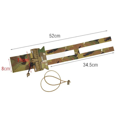 Tactical Skeletal Cummerbund Quick Release Buckle Set Kit 2 Band for JPC XPC Airsoft Vest Plate Carrier Mounting Strap