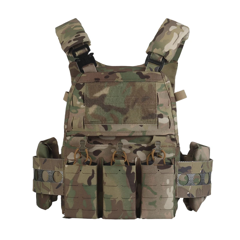 Tactical Ferro Style FCPC V5 Plate Carrier Hunting Vest with Triple Magazine Pouch for Body Armor MOLLE Airsoft Combat Equipment