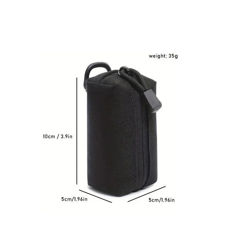 Outdoor Camping EDC Molle Wallet Waterproof Portable Travel Zipper Waist Pouch for Camping Hiking Hunting EDC Pouch