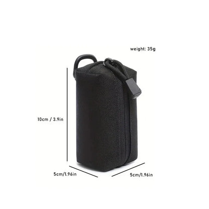 Outdoor Camping EDC Molle Wallet Waterproof Portable Travel Zipper Waist Pouch for Camping Hiking Hunting EDC Pouch