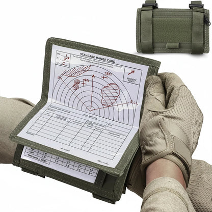 Tactical Wrist Map Pouch Arm Map Holder Armband Sleeve 6.5x5.5” Map Case Cover Utility EDC Card Holder for Hunting Shooting