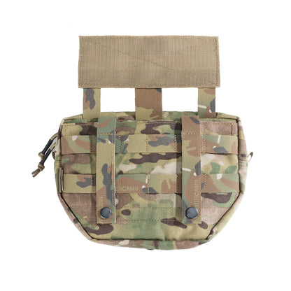 Double Layer Outdoor EDC Pack Men Tactical Molle Waist Pouch Nylon Vest Hang Pouch Fanny Pack Camping Hunting Accessories Bags