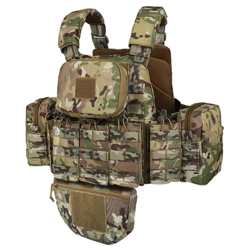 Quick-release Hunting Vest Molle Multifunctional Outdoor Tactical Vest YAKEDA Vest With Detachable and Expandable Shoulder Strap