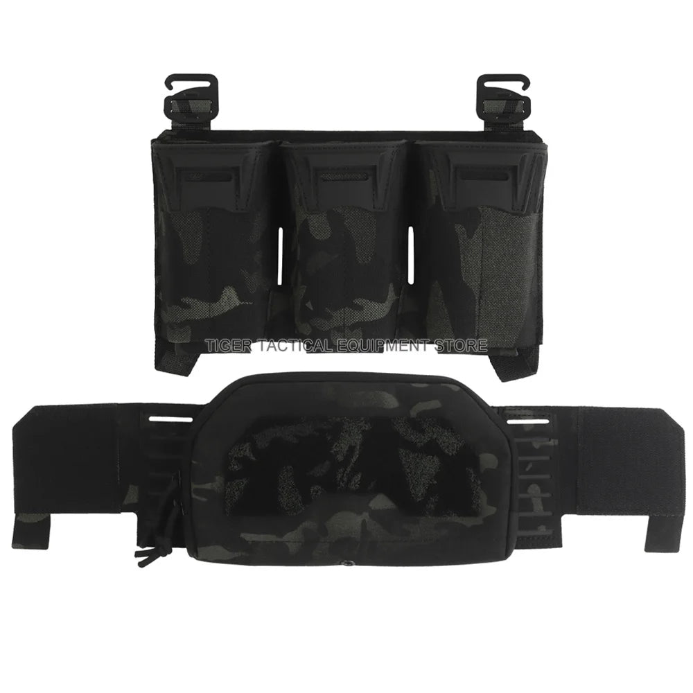 Tactical Multi-caliber Mag Pouch Placard 2nd Layer Admin Pouch Set MOLLE Quick Pull Airsoft Hunting Plate Carrier Front Panel
