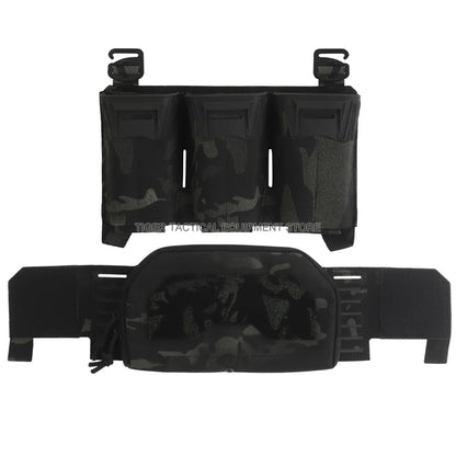 Tactical Multi-caliber Mag Pouch Placard 2nd Layer Admin Pouch Set MOLLE Quick Pull Airsoft Hunting Plate Carrier Front Panel