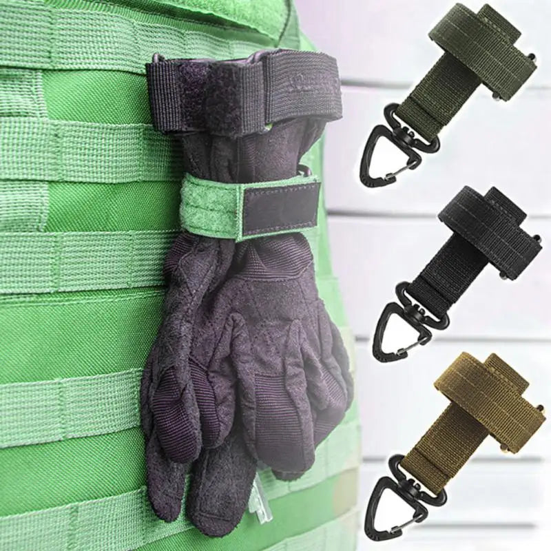 Molle Tactical Keychain Glove Holder Strap Nylon Gear Keeper for Outdoor Tools