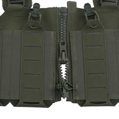 Tactical SF Vest Chest Rigs Lightweight Camouflage MOLLE Militar Hunting Airsoft Assault Vest with Mag Pouch H-Style Strap