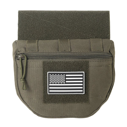 MOLLE Training Tool Bag Concealed Outdoor Tank Top Expansion Bag (Including US Flag)