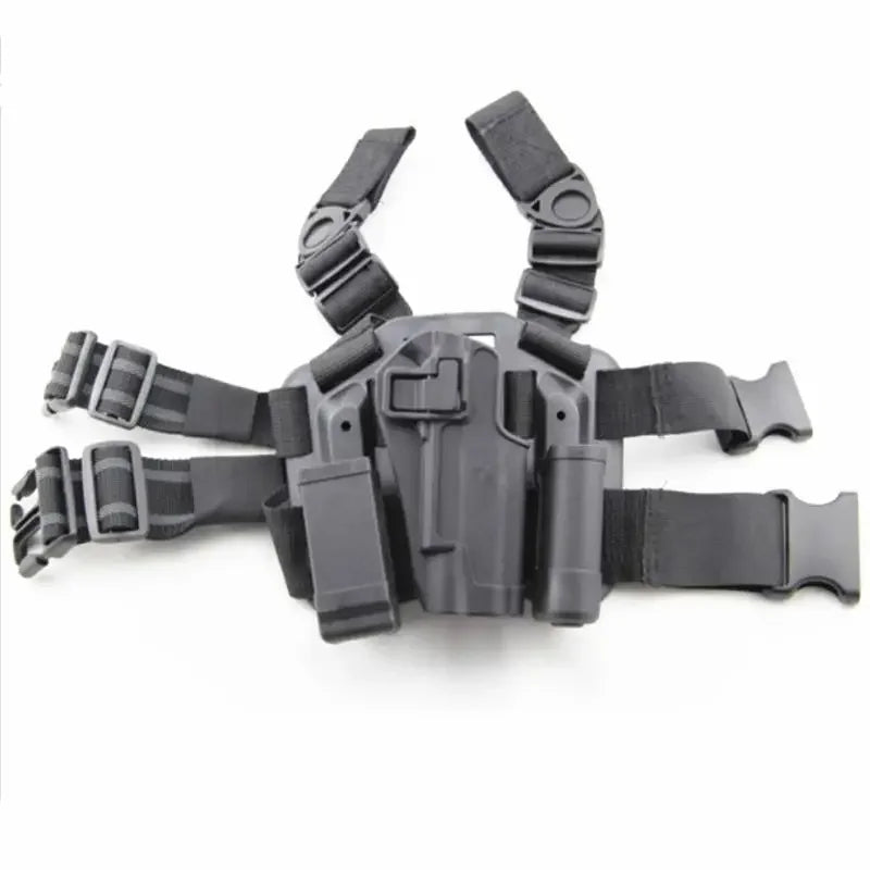 Tactical Gun Holster for Glock 17 19 USP 1911 M92 P226 Outdoor Hidden Leather Holster Real CS Gun Leg Holster Men CS Sport Gun