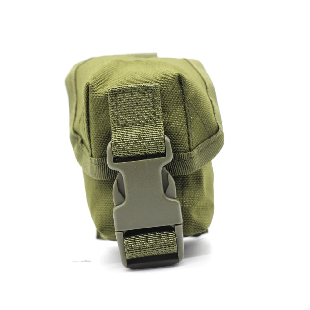 Single Frag Grenade Pouch Outdoor Accessory Waist Bag Tactical Molle Small Tool Bag Double Grenade Pouch  for Hunting Shooting