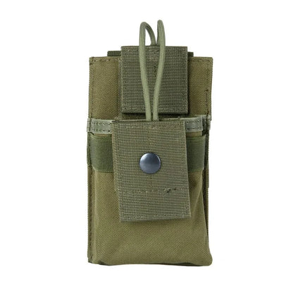 1000D Tactical Radio Pouch Walkie Talkie Holster Phone Holder Hunting Waist Belt Pack EDC Bag Molle Magazine Pouches