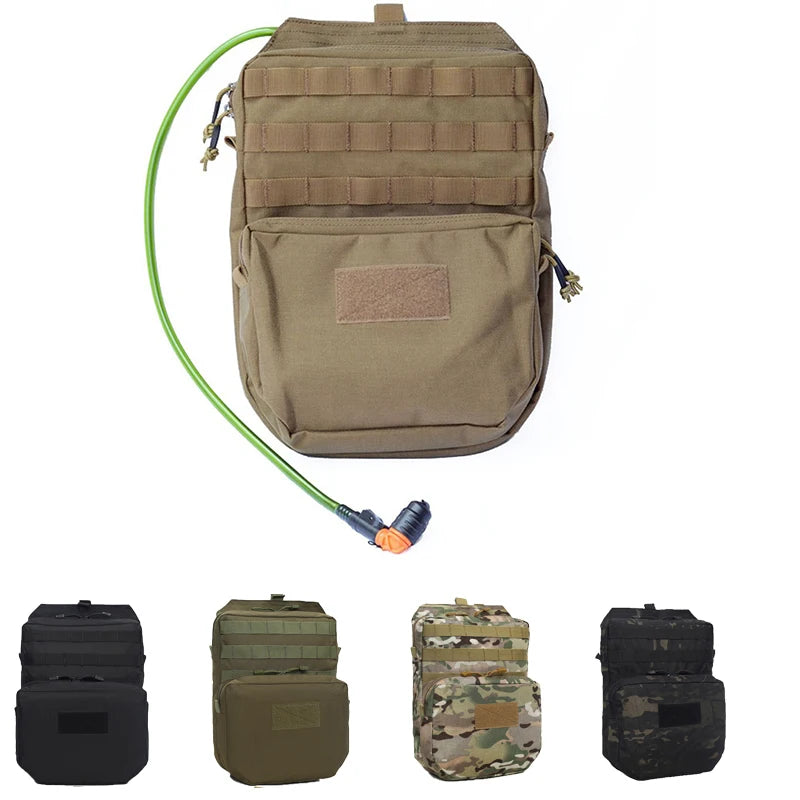 Tactical Backpack Hydration Pack Airsoft Gear 3L Nylon Bags Molle Edc Bag for JPC SPC Hunting Vest Accessories Water Bladder