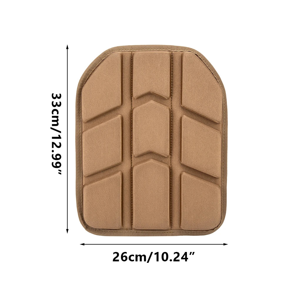 2Pcs Tactical Vest Pads Soft Padded EVA Foam Plate Carrier Pads Airsoft Plates Breathable Vest Inner Plates Tactical Accessories