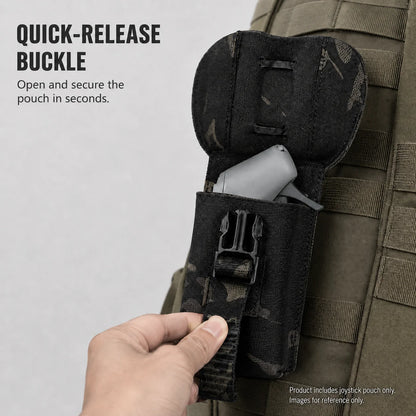 Tactical FPV Drone Fast Deploy Pouch MOLLE Quick Access Carrier Bag Remote Controller Storage Bag for Outdoor Training Gear Kit
