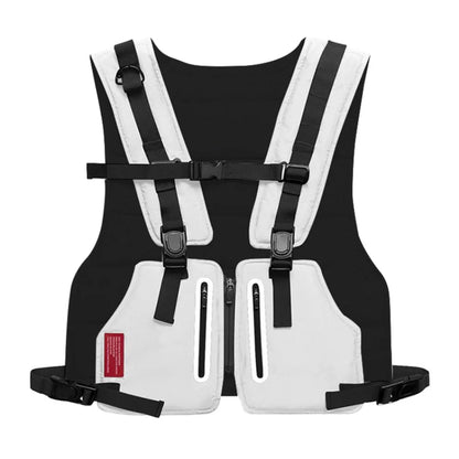 Multi-Function Tactical Vest,Outdoor Sports Fitness Men Protective Tops With Pockets,Running Vest For Camping Fishing Sleeveless