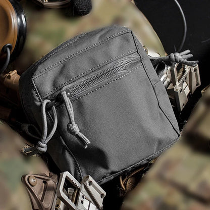 Small MOLLE Utility Pouch | Civil EDC Organizer | Camo GP Bag for Outdoor Vest