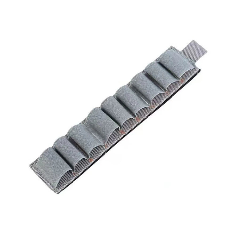 Tactical 9 Rounds 12GA Shotgun Shell Holder Hook&Loop Rifle Ammo Organizer Pouch for Hunting Shooting Airsoft EDC Tools Storage