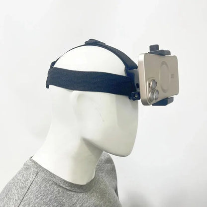 Headband Mobile Phone Mounting Smartphone Stand Phone Headband Strap For Outdoor Insta360 AKASO SJCAM Sports Camera Accessories