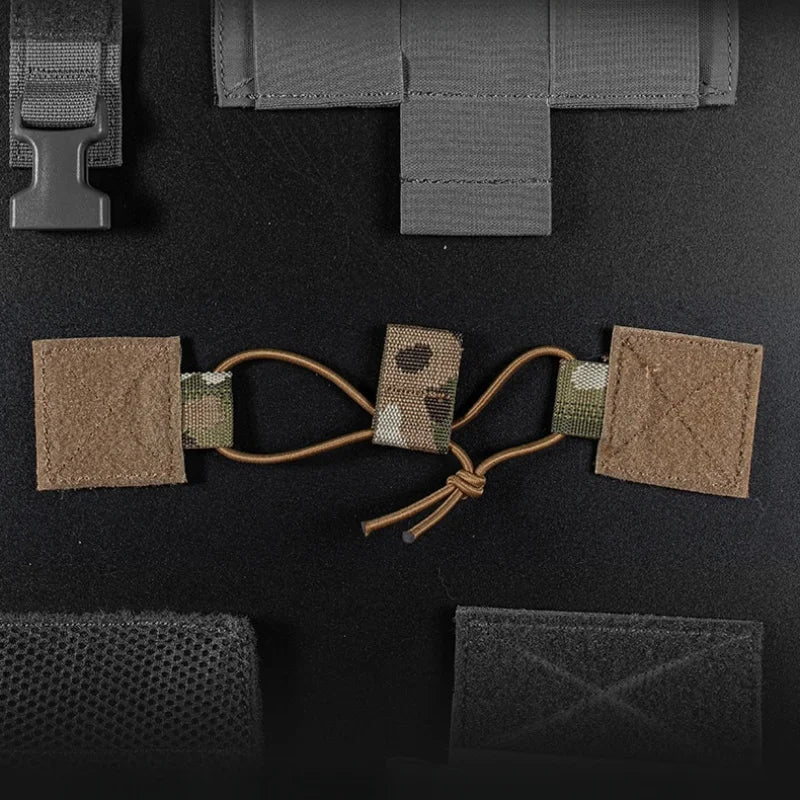 Outdoor Chest Hanging D3CRM Wireless Fixed Buckle Portable External Fixed Walkie Talkie Hook Wire Velvet Sticker Accessories