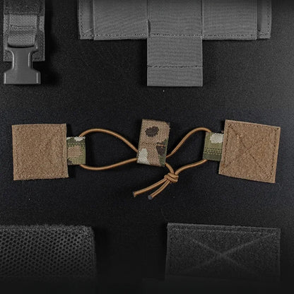 Outdoor Chest Hanging D3CRM Wireless Fixed Buckle Portable External Fixed Walkie Talkie Hook Wire Velvet Sticker Accessories
