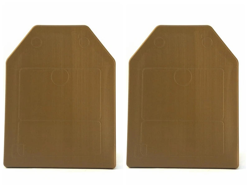 Airsoft Tactical Vest Inner Plate Plastic Protective Pad CS Body Armor Protect Dummy SAPI Plate Medium Size Shock Plates