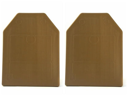 Airsoft Tactical Vest Inner Plate Plastic Protective Pad CS Body Armor Protect Dummy SAPI Plate Medium Size Shock Plates