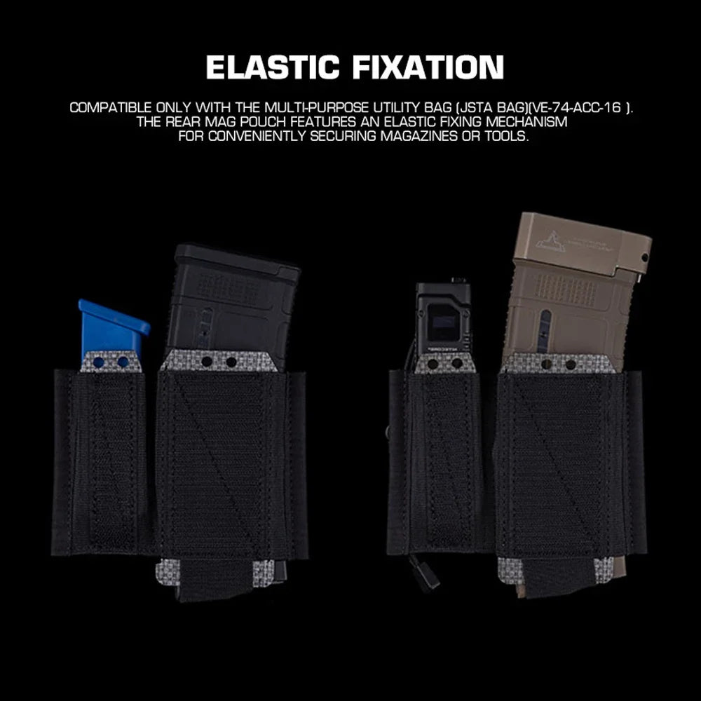 Multifunctional Sundries JSTA Pouch Insert Plate For 9MM 5.56 7.62 Magazine Holder Quick Release Hunting Shooting Airsoft Gear