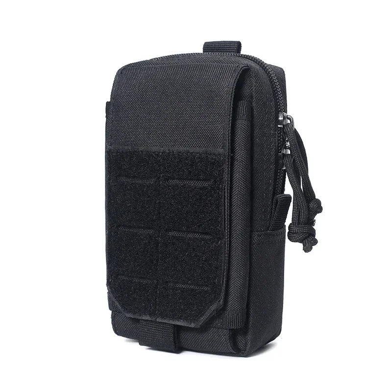 MOLLE Tactical Waist Pouch Men Outdoor EDC Tool Organizer Vest Pack Mobile Phone Storage Belt Bag