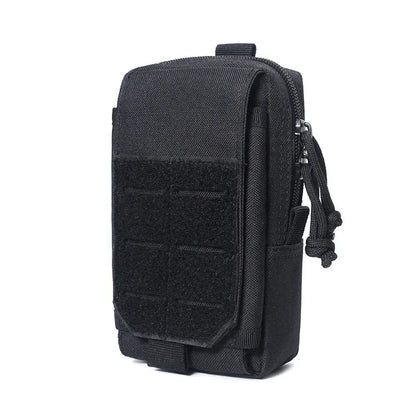 MOLLE Tactical Waist Pouch Men Outdoor EDC Tool Organizer Vest Pack Mobile Phone Storage Belt Bag