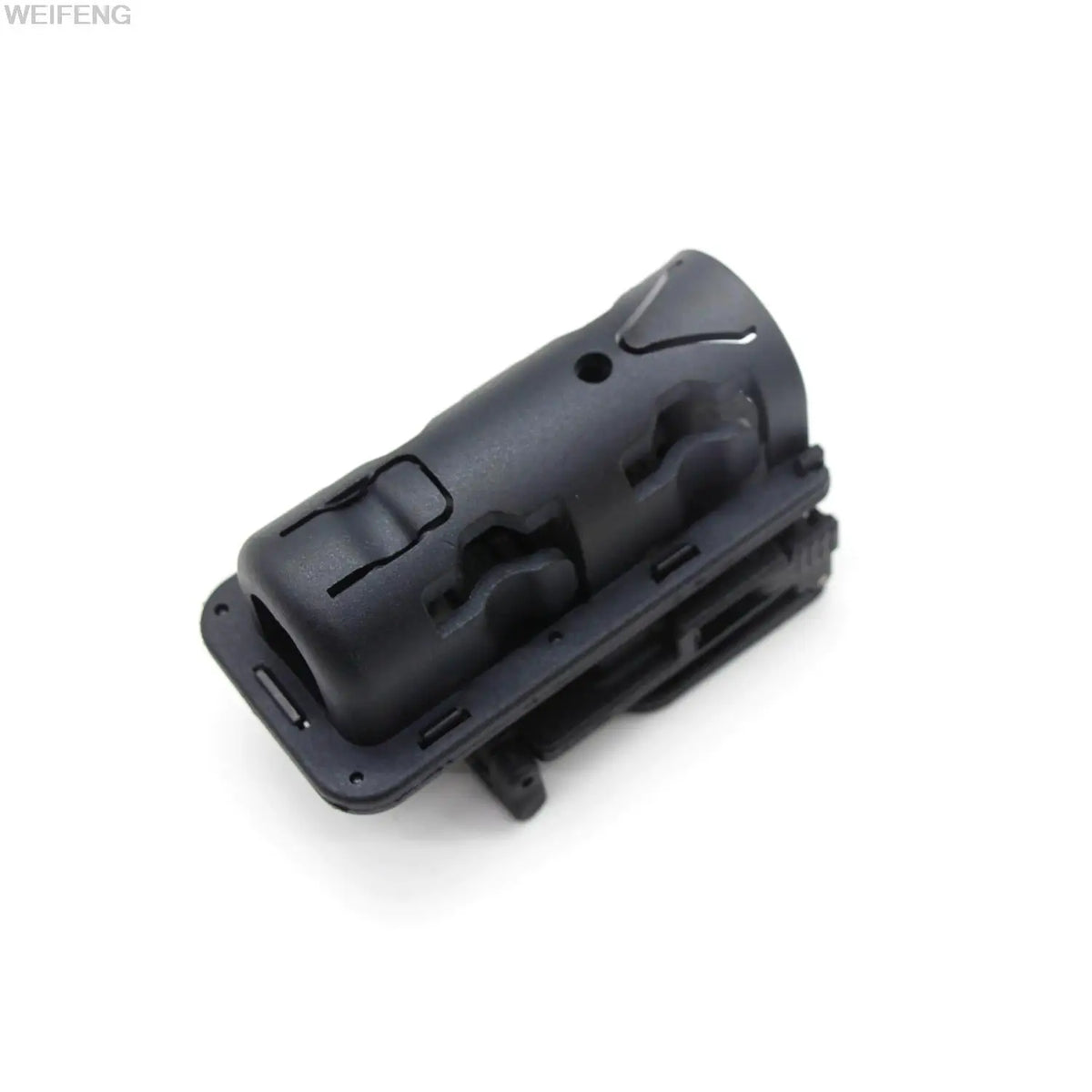 Tactical Flashlight Holster Holder Pouch Protable LED Torch Case 360 Degree Rotatable Molle Belt Carry Clip