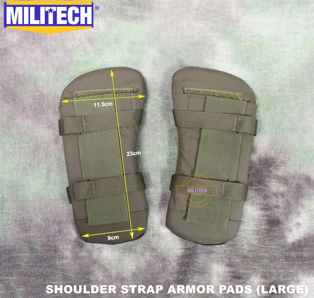 MILITECH Level 3A Large Shoulder Strap Pad Shoulder Pads Fits AVS JPC 2.0 CPC LVS Vest