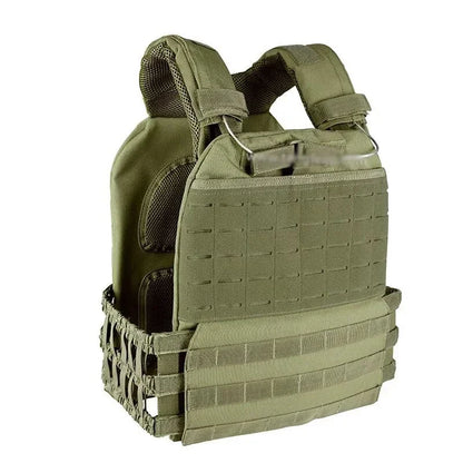 Tactical Adjustable Vest Hunting Airsoft Molle Waistcoat Hiking Assault Plate Carrier Vest Hunting Protect Outdoor Equipment