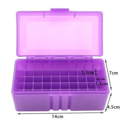 Tactical 50 Round Rifle Ammo Box Flip-Top Carrying Ammo Box for 243 .308 Win 7.62x39mm Ammo Carrying Box Hunting Accessories