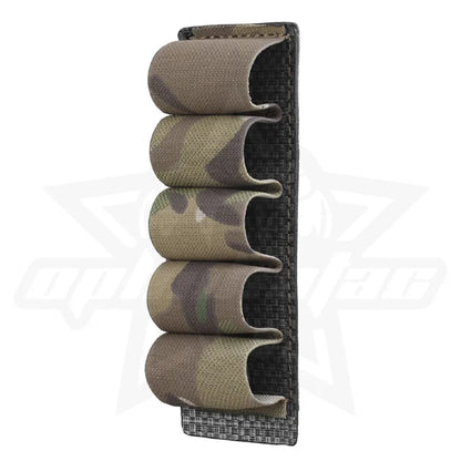 OPHIDIAN 5 Rounds 12 Gauge Shotgun Ammo Bag Hanging Molle Shotgun Rack Bullet Barrel Hunting Accessories