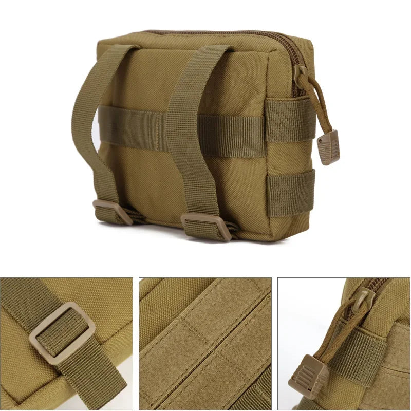 Molle EDC Tool Pouch Utility Waist Bag Phone Holder Mag Holster Outdoor Sport Hiking Hunting Camping Accessories Organizer Pack