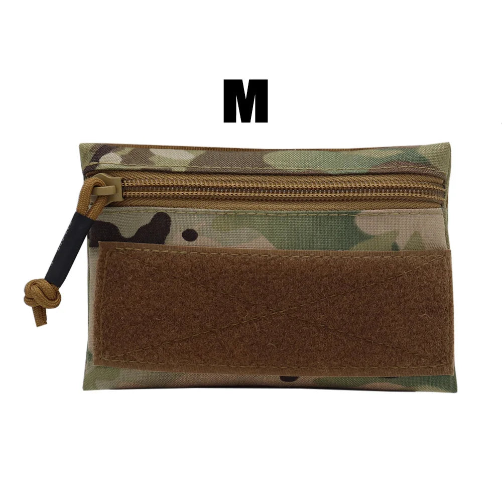 Tactical Micro Candy Pouch Portable Storage Bag Hunting Vest Pouch For MK3 MK4 Chest Rig Vest Airsoft Gear