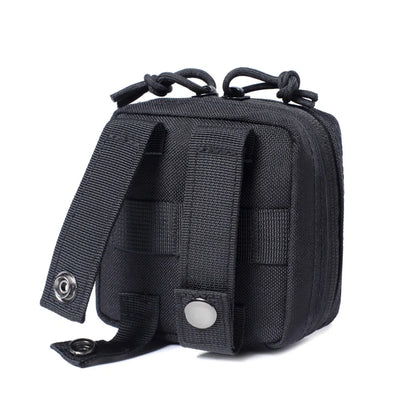Tactical EDC Micro Molle Utility Pouch Mini Knife Compass Flashlight Card Storage Bag Waist Belt Outdoor Hiking Camping Hunting