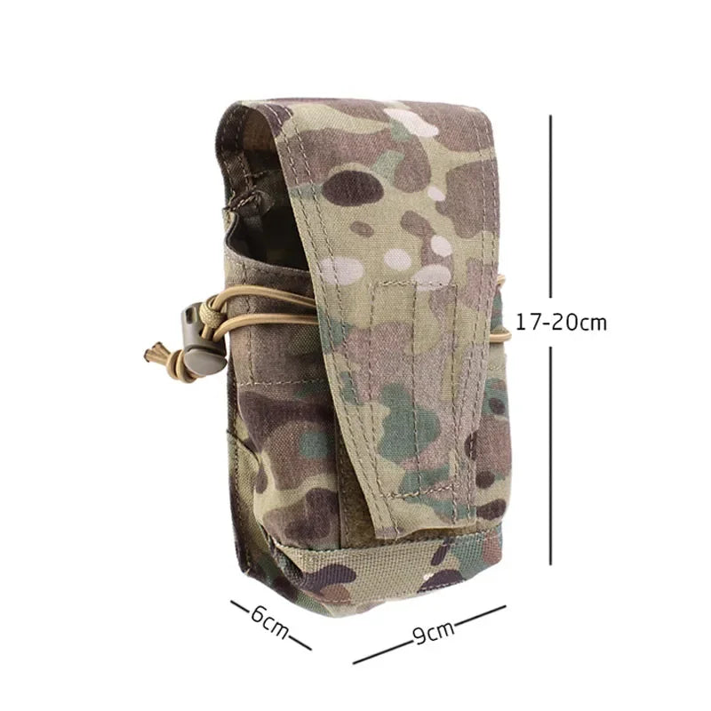 Tactical CP Style MBITR Radio Pouch Multipurpose Molle Sundry Bag for 5.56 5.45 7.62 Mag Pouch
