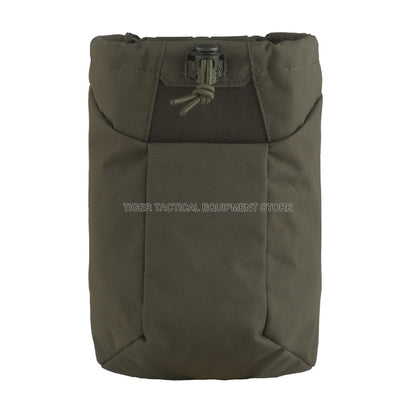Tactical Foldable Recycling Pouch K Type Multi-Purpose Dump Bag Outdoor Hunting Hiking Airsoft Molle Quick Release Dump Pouch
