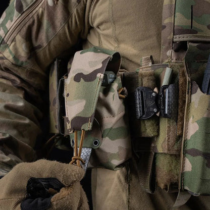 Tactical Vest Molle Silent Flash Bang Pouch Bag Multifunctional Pouch Flip Sundries Bag Outdoor