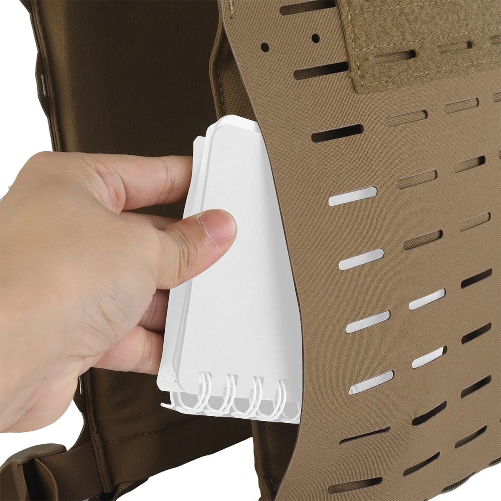 Tactical Nylon Lightweight SF Plate Carrier V2 MOLLE Mount Can Insert 10X12 or SAPI Medium Protective Plate Hunting Accessories