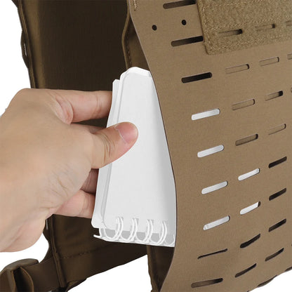 Tactical Nylon Lightweight SF Plate Carrier V2 MOLLE Mount Can Insert 10X12 or SAPI Medium Protective Plate Hunting Accessories